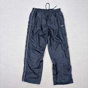 Pony Vintage Men's Navy Nylon Windbreaker Track Pants Size Large